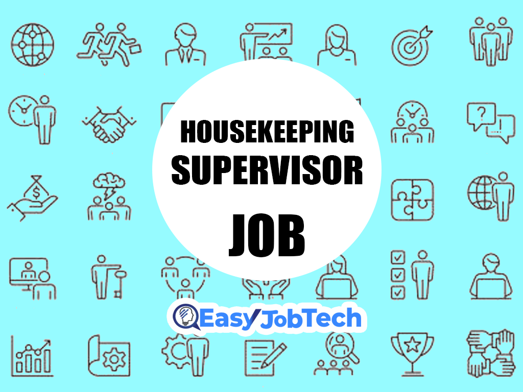 Housekeeping Supervisor Jobs In Lahore 2023